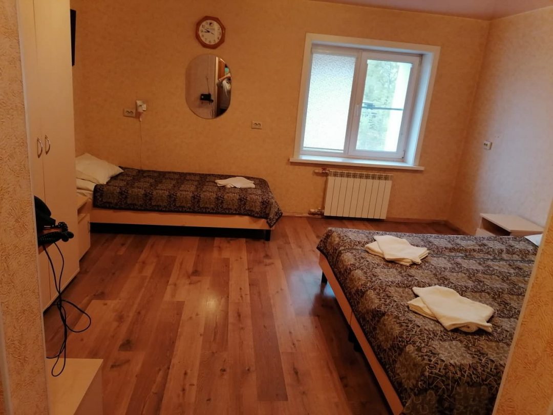 Трехместный (Стандарт с двумя раздельными кроватями) гостиницы Мичуринский