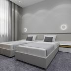 Двухместный (Двухместный номер Comfort с 2-мя отдельными кроватями), Отель ЛУНА