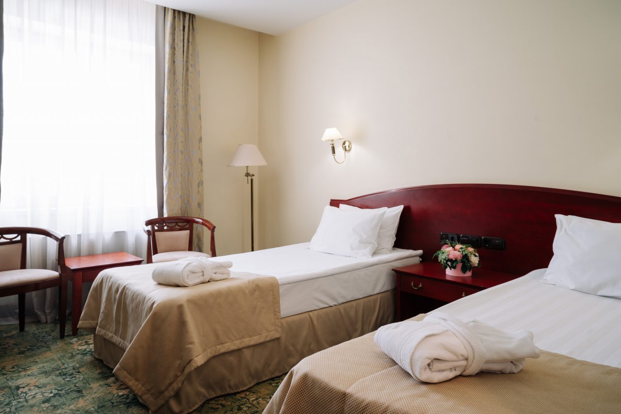Двухместный (Стандарт с двумя раздельными кроватями) гостиницы Ring Premier Hotel, Ярославль