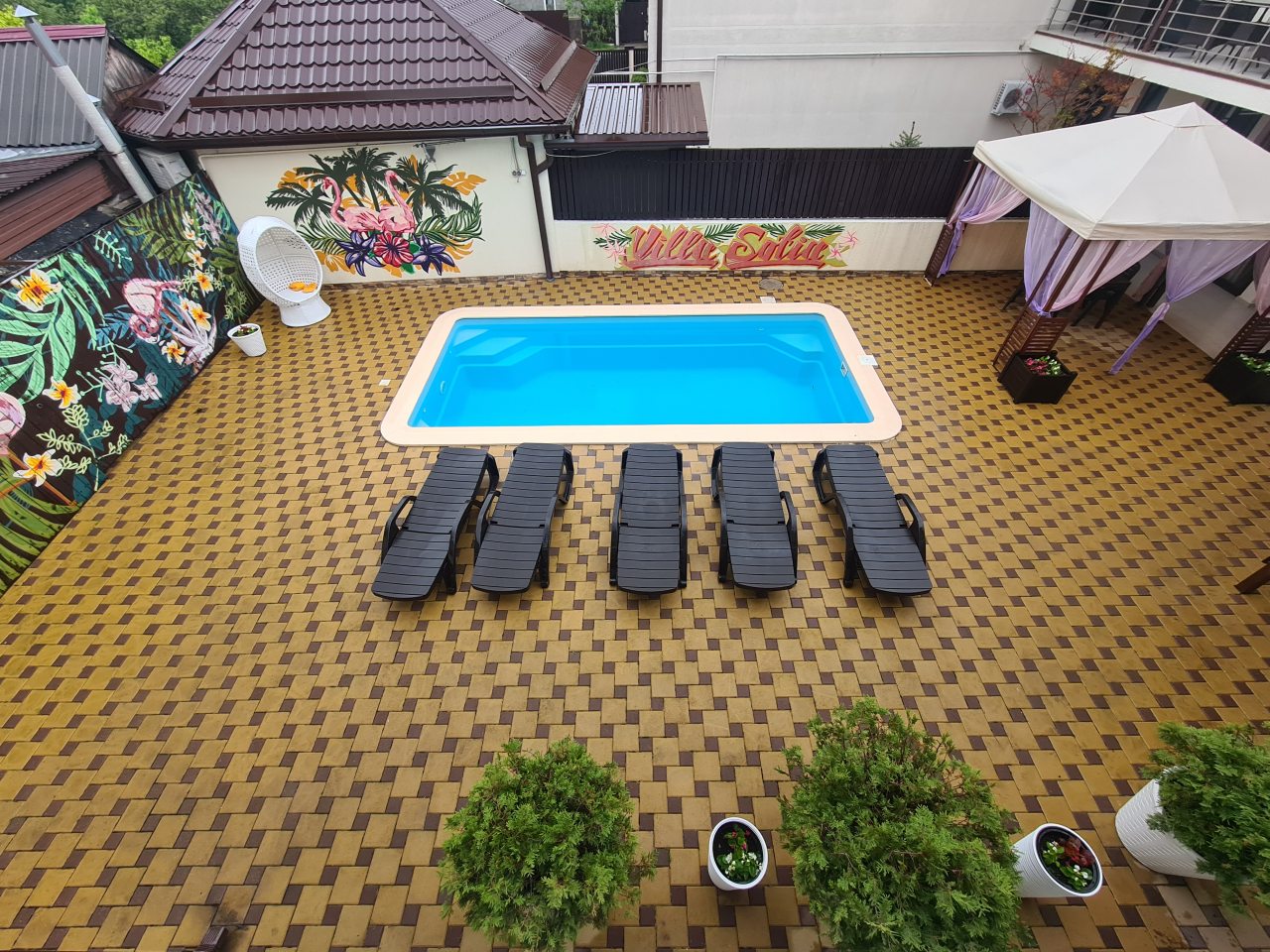 Открытый плавательный бассейн, Гостевой дом Villa Sofia