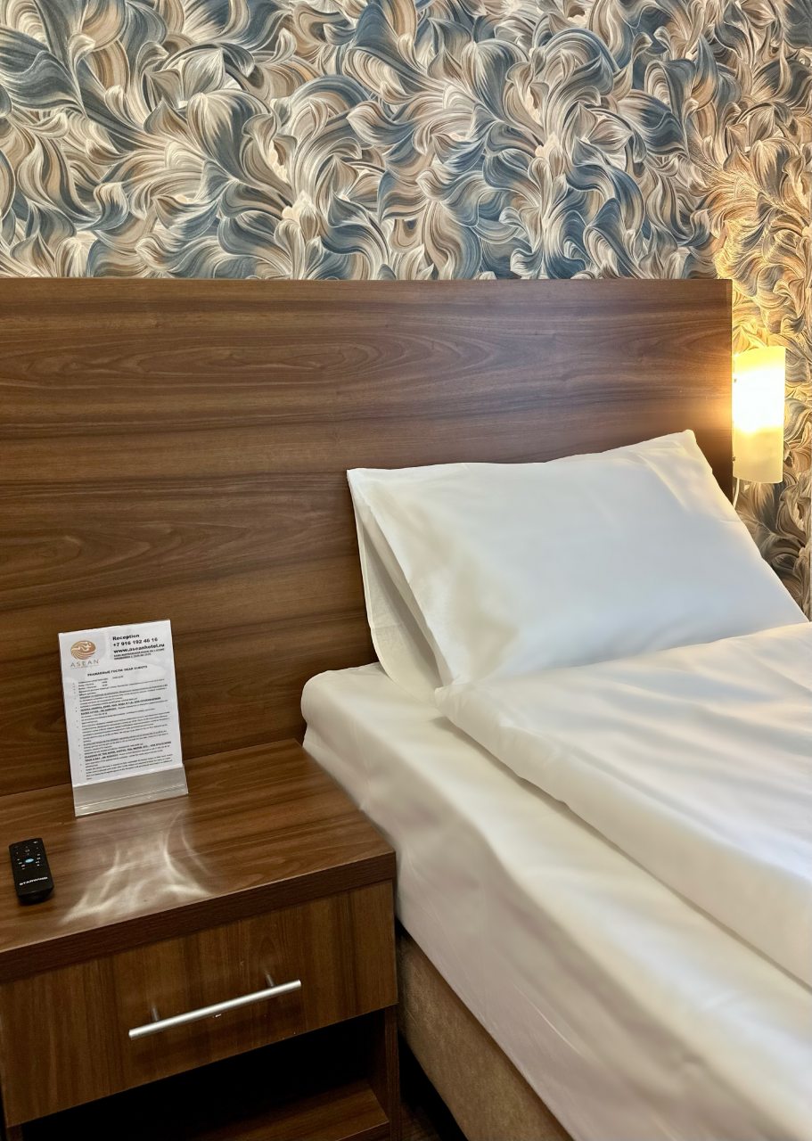 Двухместный (Двухместный номер с двумя раздельными односпальными кроватями) отеля ASEAN, Москва