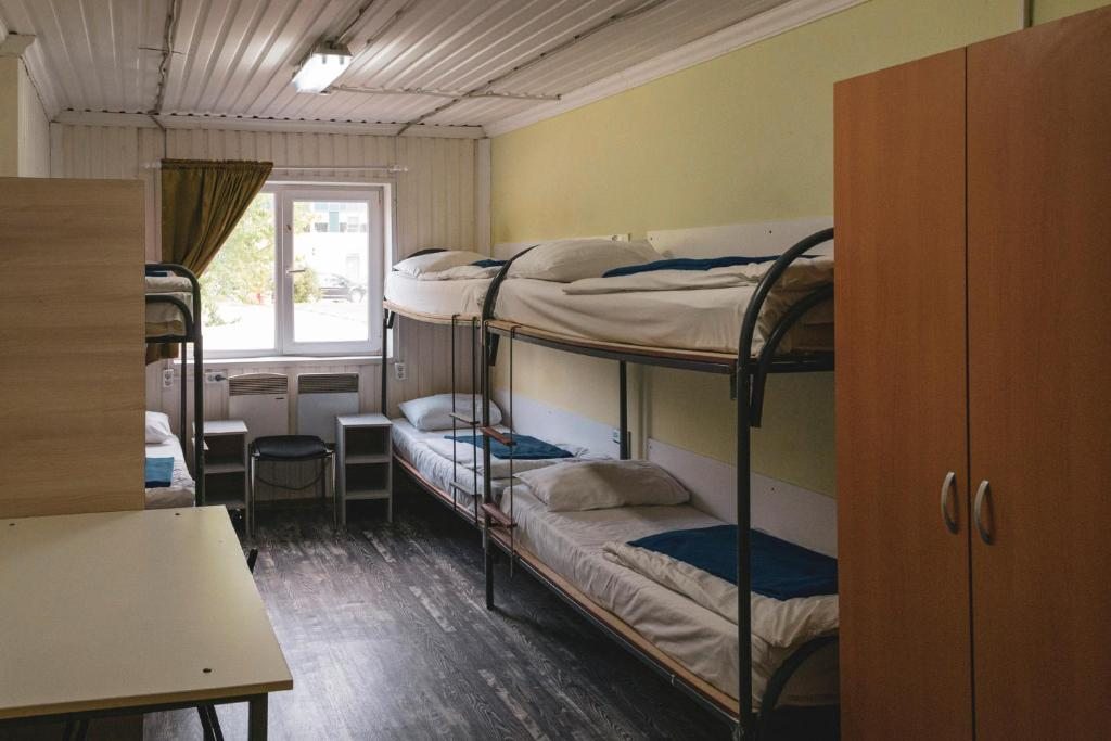 Шестиместный (Кровать в общем 6-местном номере) хостела Sky Hostel Sheremetyevo, Химки