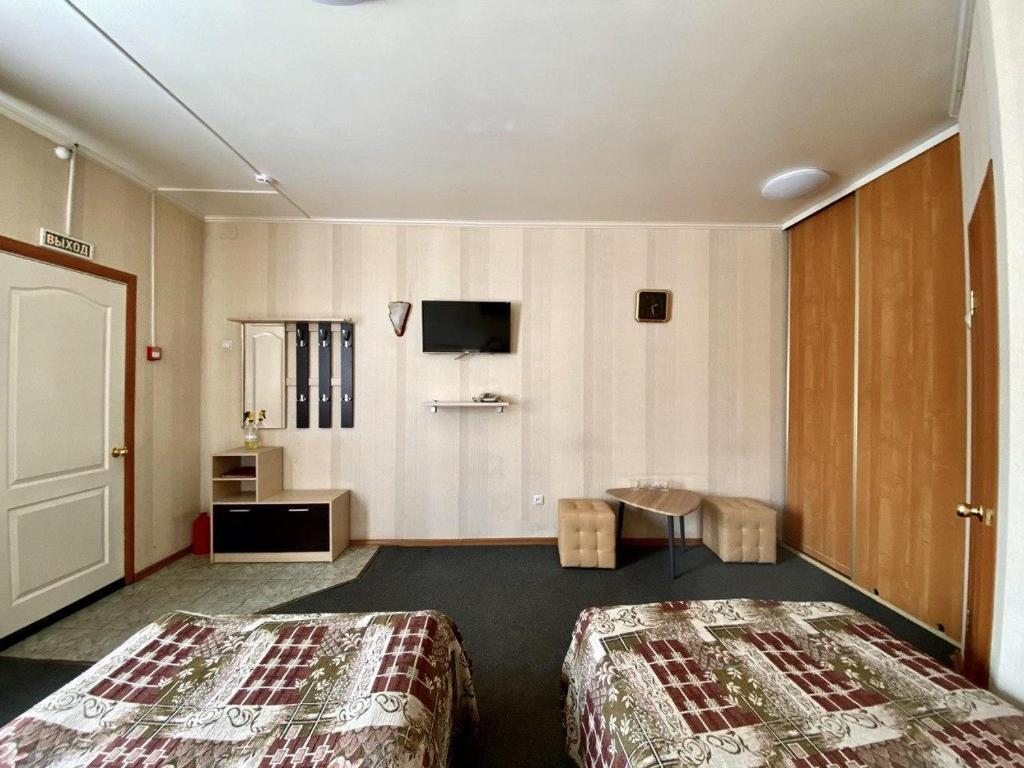 Двухместный (Стандартный двухместный номер с 2 отдельными кроватями) мотеля Шерна, Киржач