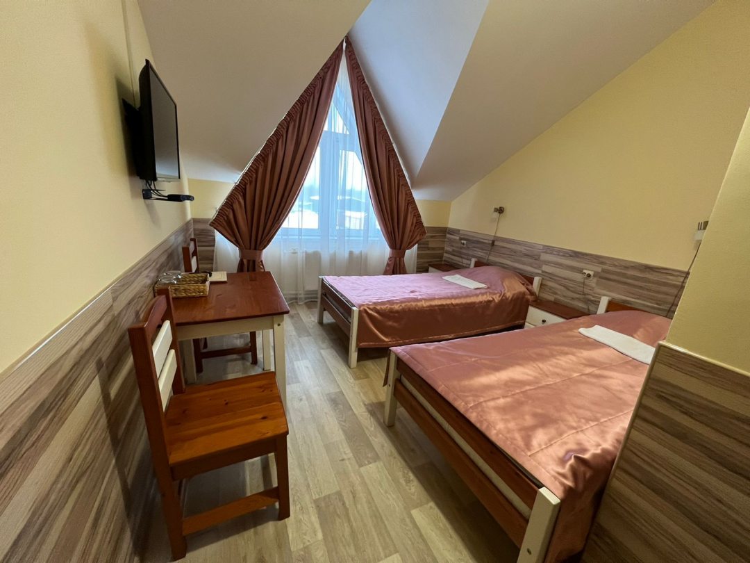 Двухместный (Двухместный номер с 2 отдельными кроватями) гостиницы Кафе-гостиница Северная, Кисельня