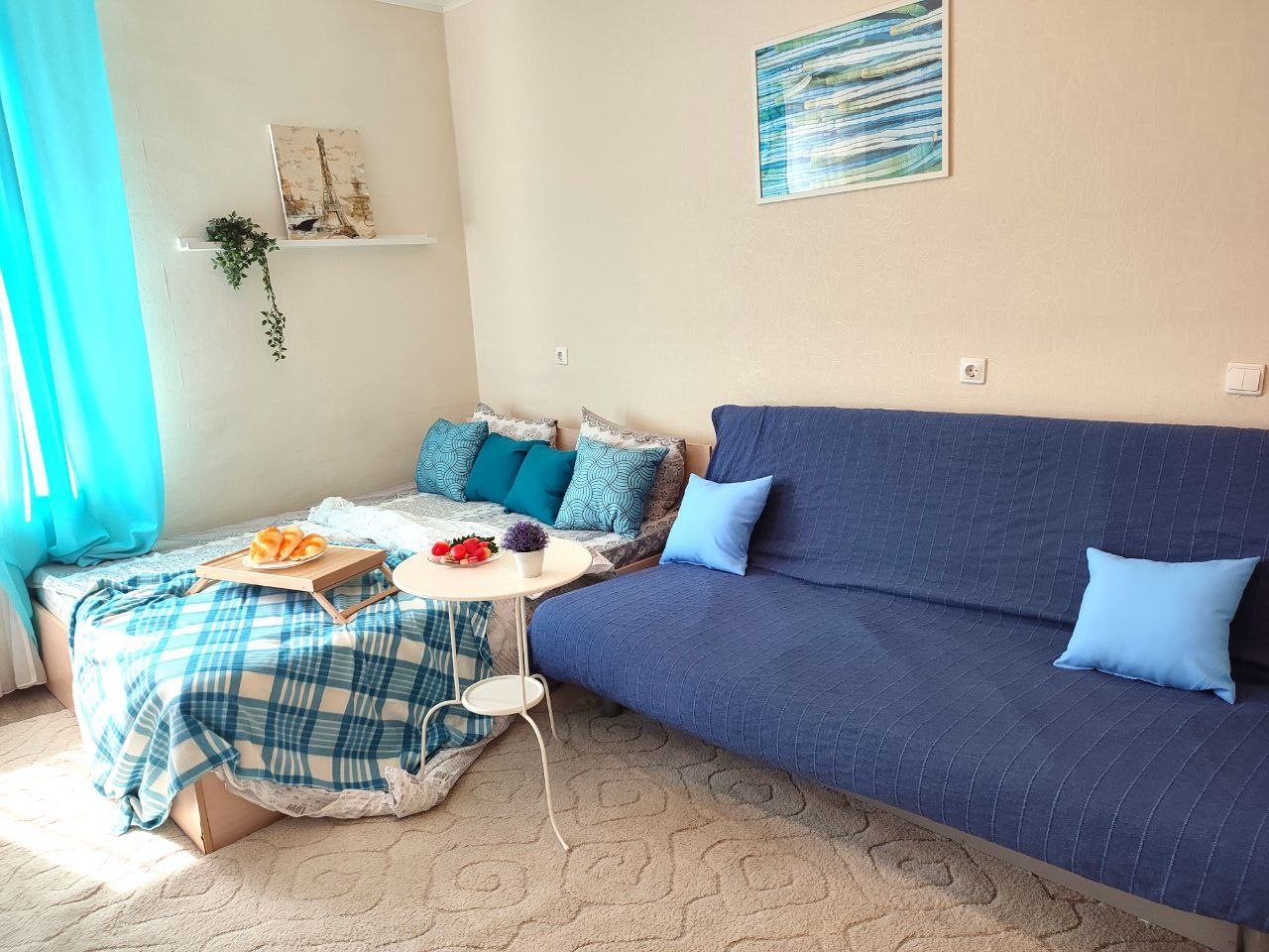 Квартира (Blue sky, Комфортные апартаменты в новом доме (Кошурникова 29 5)), Апартаменты Welcome Apartment