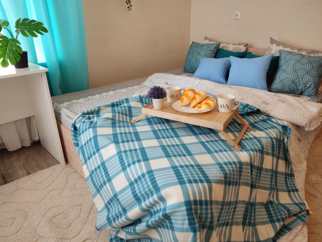 Квартира (Blue sky, Комфортные апартаменты в новом доме (Кошурникова 29 5)), Апартаменты Welcome Apartment