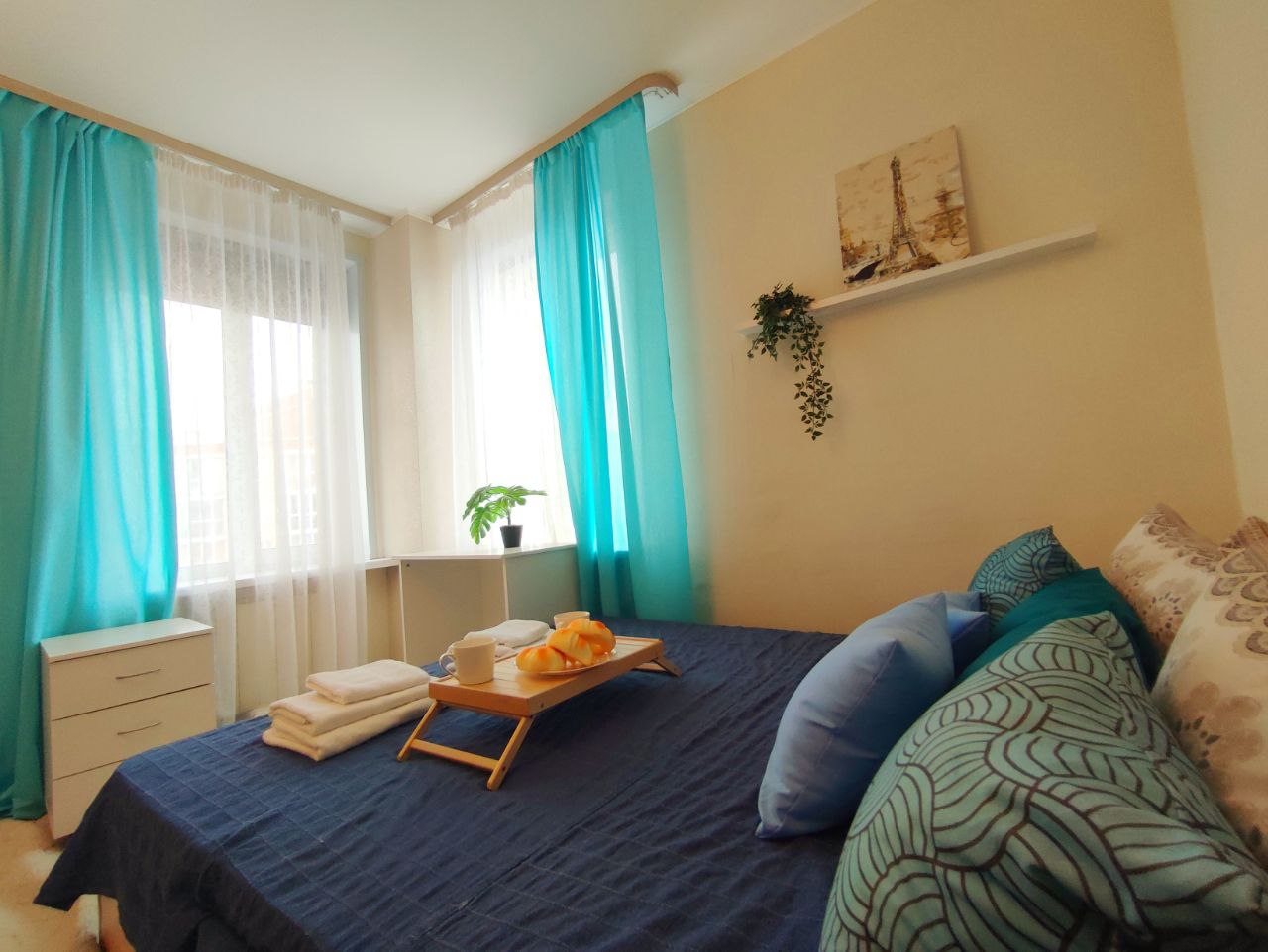 Квартира (Blue sky, Комфортные апартаменты в новом доме (Кошурникова 29 5)), Апартаменты Welcome Apartment