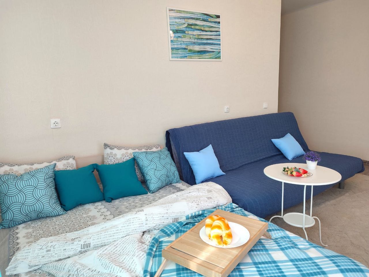 Квартира (Blue sky, Комфортные апартаменты в новом доме (Кошурникова 29 5)), Апартаменты Welcome Apartment