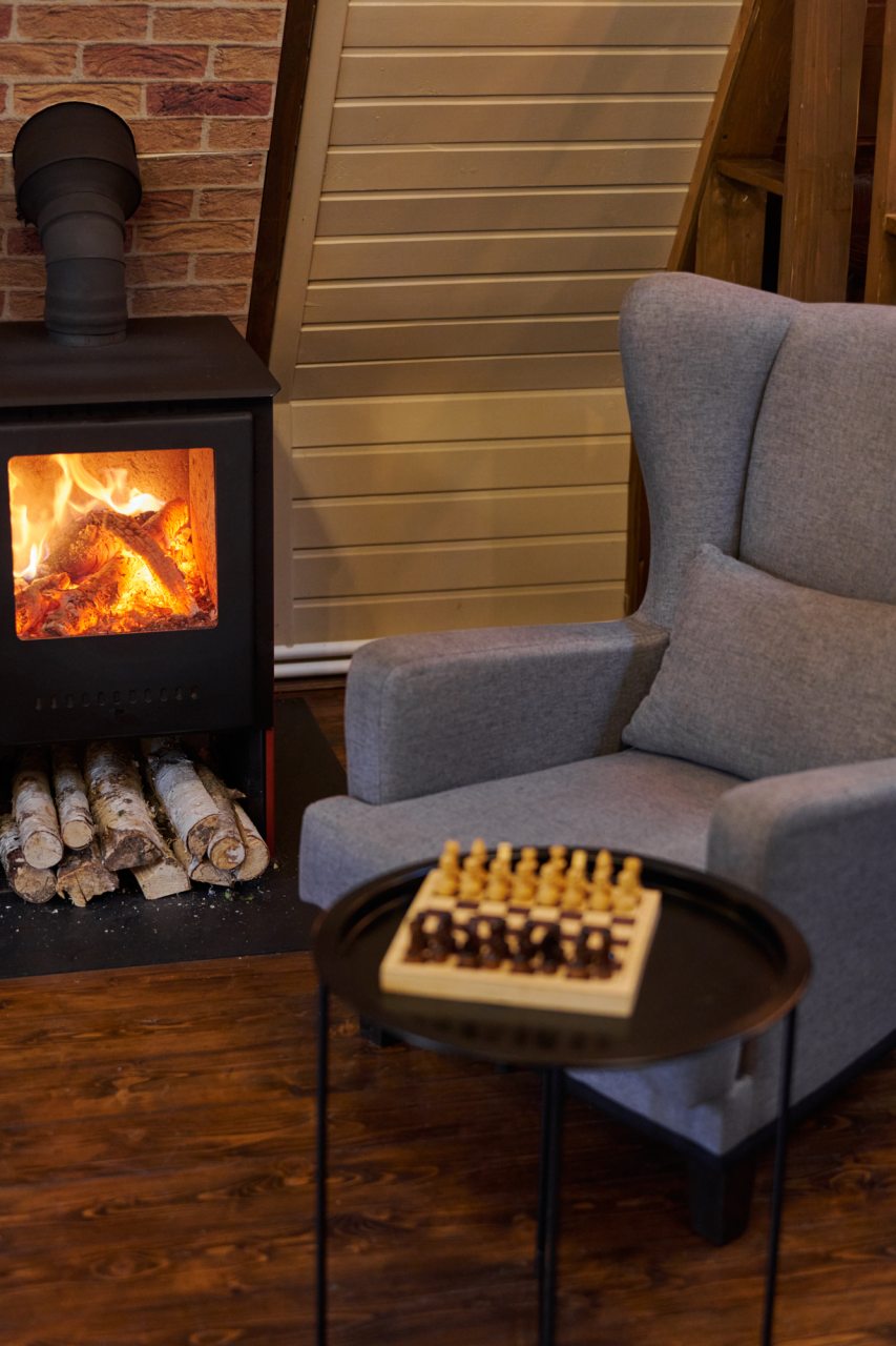 Бунгало (Домик двухуровневый с сауной и камином), База отдыха Алино