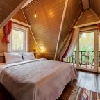 Бунгало (Домик двухуровневый с сауной и камином), База отдыха Алино