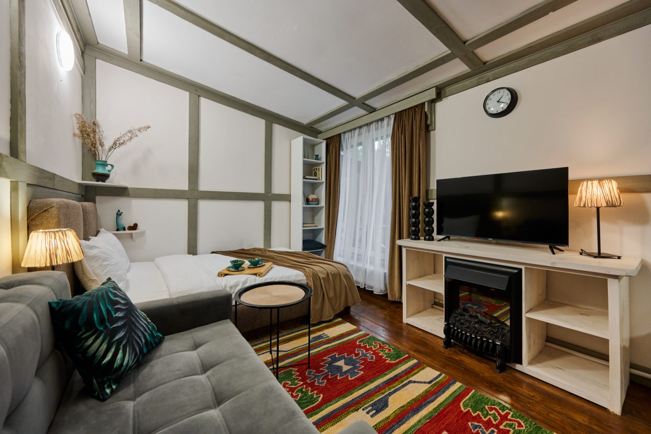 Двухместный (Номер в квадродоме с электрокамином), База отдыха Алино