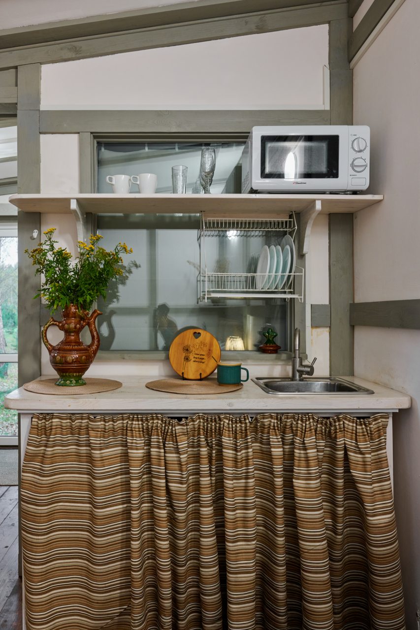 Двухместный (Номер в квадродоме с электрокамином), База отдыха Алино