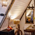 Люкс (Дом №12 категории Люкс с электрокамином и двумя санузлами), База отдыха Алино