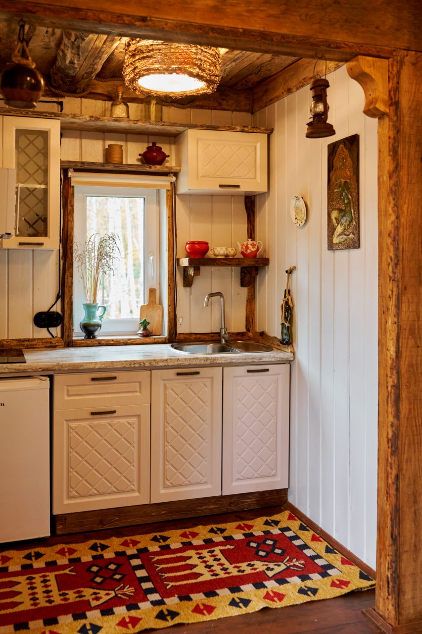 Люкс (Дом №12 категории Люкс с электрокамином и двумя санузлами), База отдыха Алино