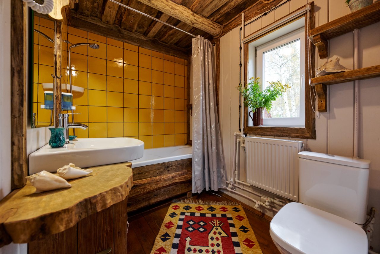 Люкс (Дом №12 категории Люкс с электрокамином и двумя санузлами), База отдыха Алино