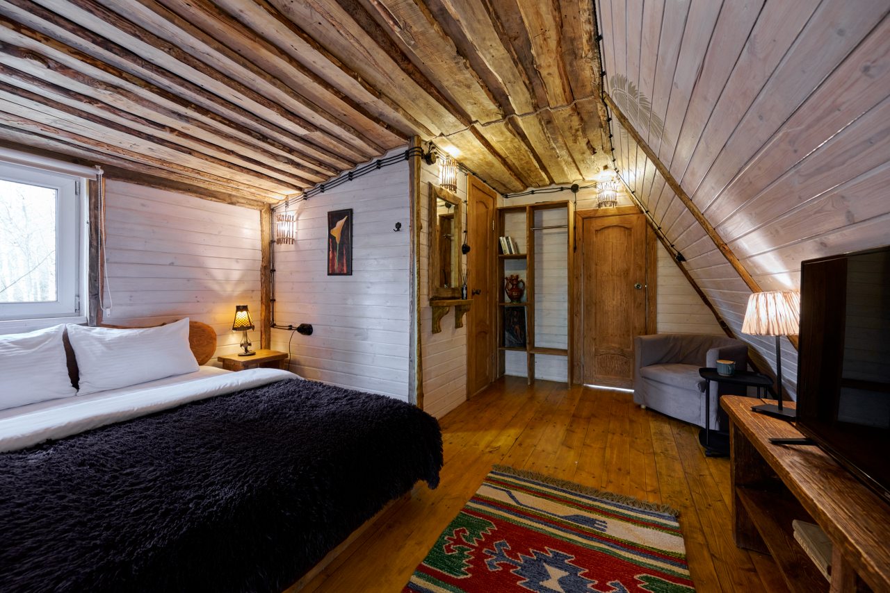 Люкс (Дом №12 категории Люкс с электрокамином и двумя санузлами), База отдыха Алино