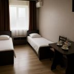 Прекрасный двухместный номер в шоколадном цвете .