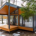 Коттедж (С панорамными окнами видом на лес 40м2), Загородный клуб Ромашка