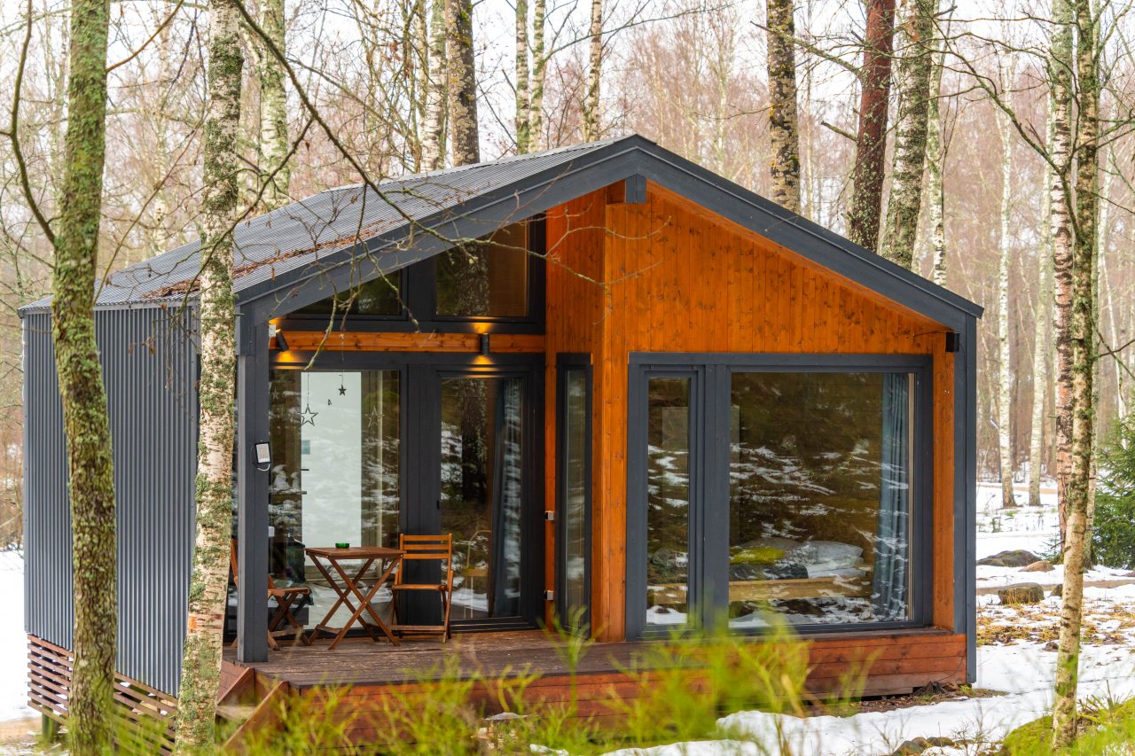 Дом (С видом на лес гостиная со спальней 36 м2), Загородный клуб Ромашка