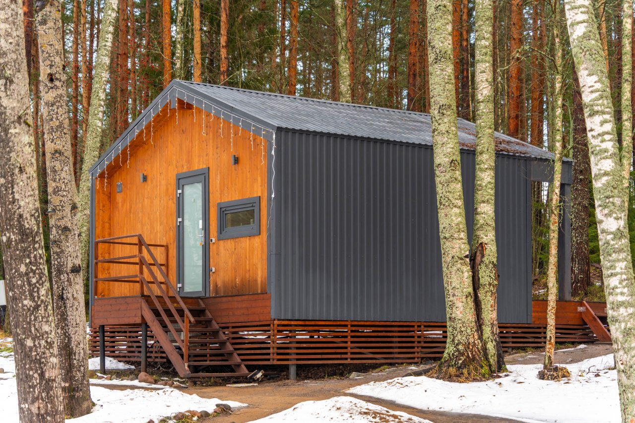 Дом (С видом на лес гостиная со спальней 36 м2), Загородный клуб Ромашка