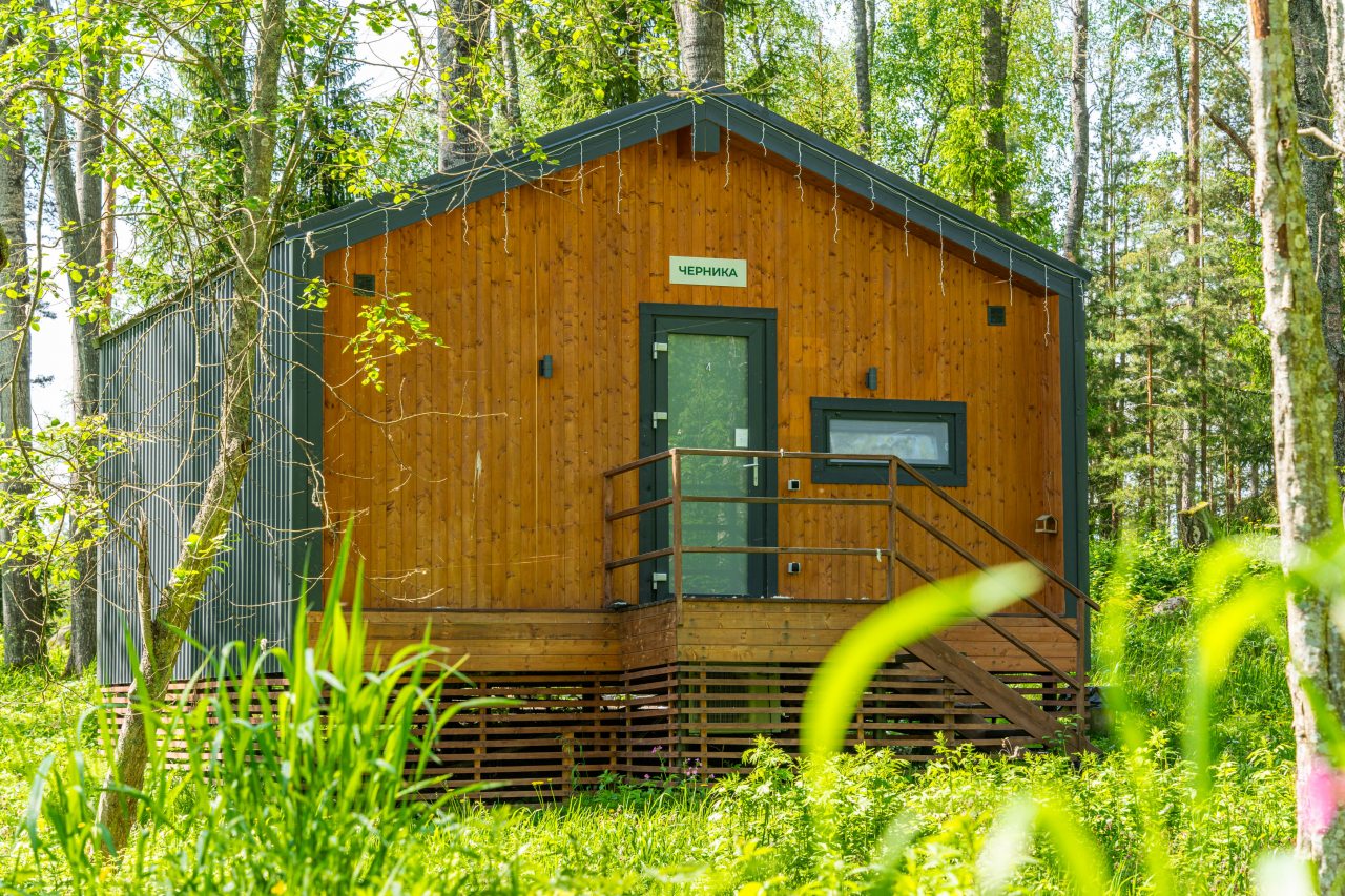 Дом (У воды  гостиная со спальней Черника/Ежевика 36 м2), Загородный клуб Ромашка