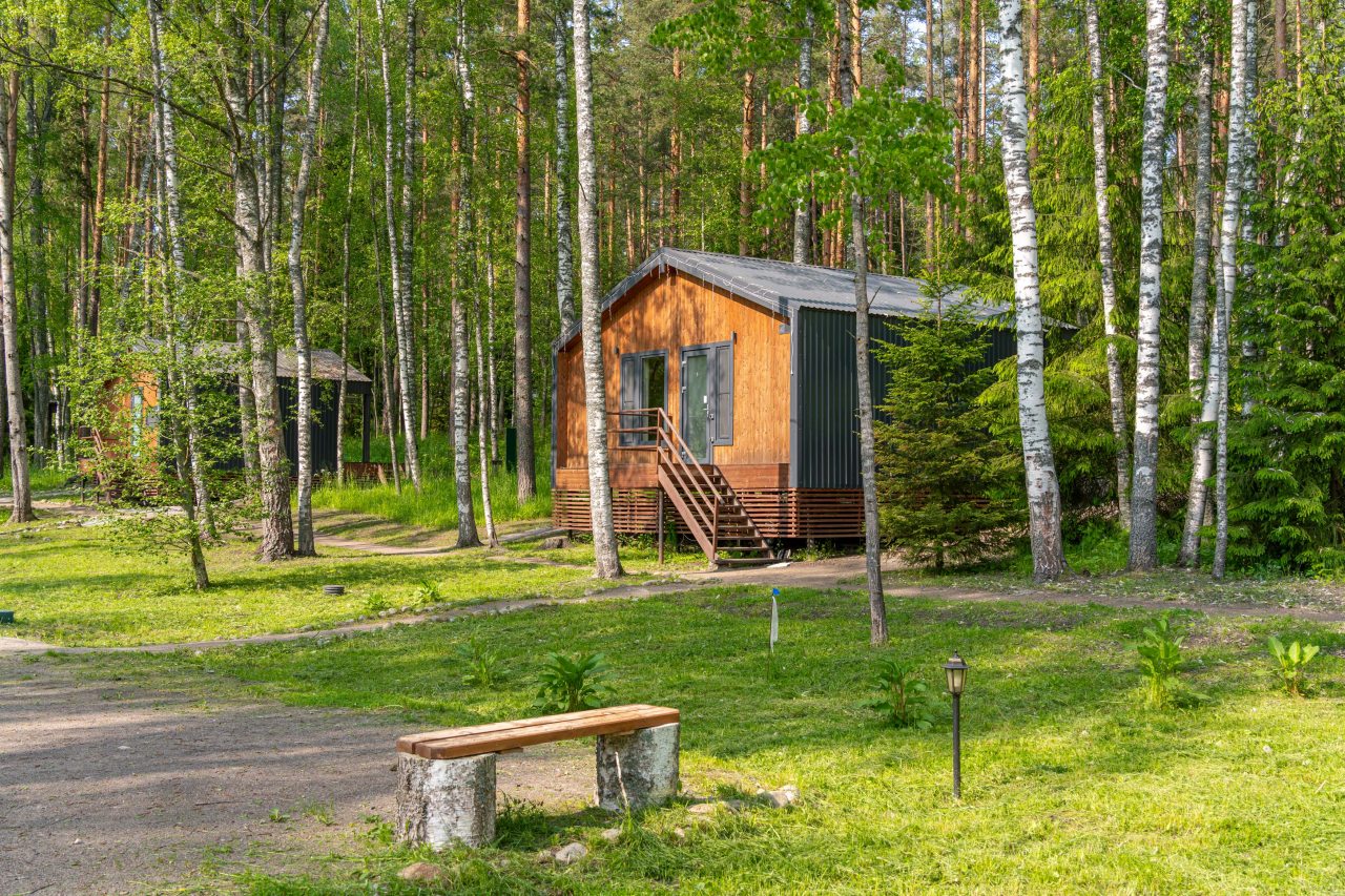 Дом (С видом на лес c 2-мя спальнями 54 м2), Загородный клуб Ромашка