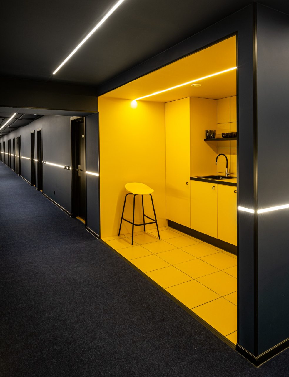 Общая кухня для гостей отеля, Отель GREENFEEL Novgorod