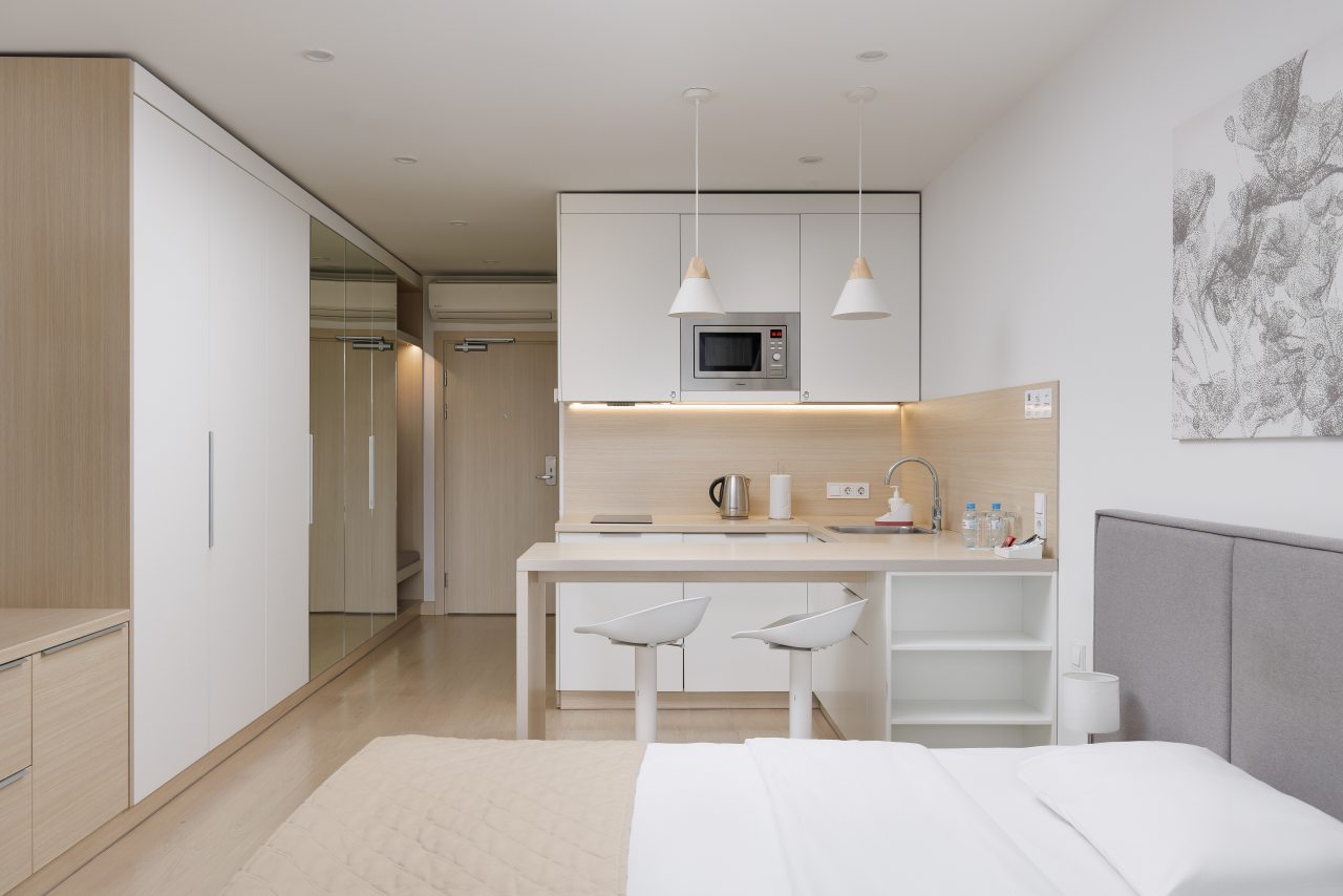 Апартаменты (СУПЕРИОР с видом на парк - DOUBLE/TWIN), Апарт-отель YES Botanica