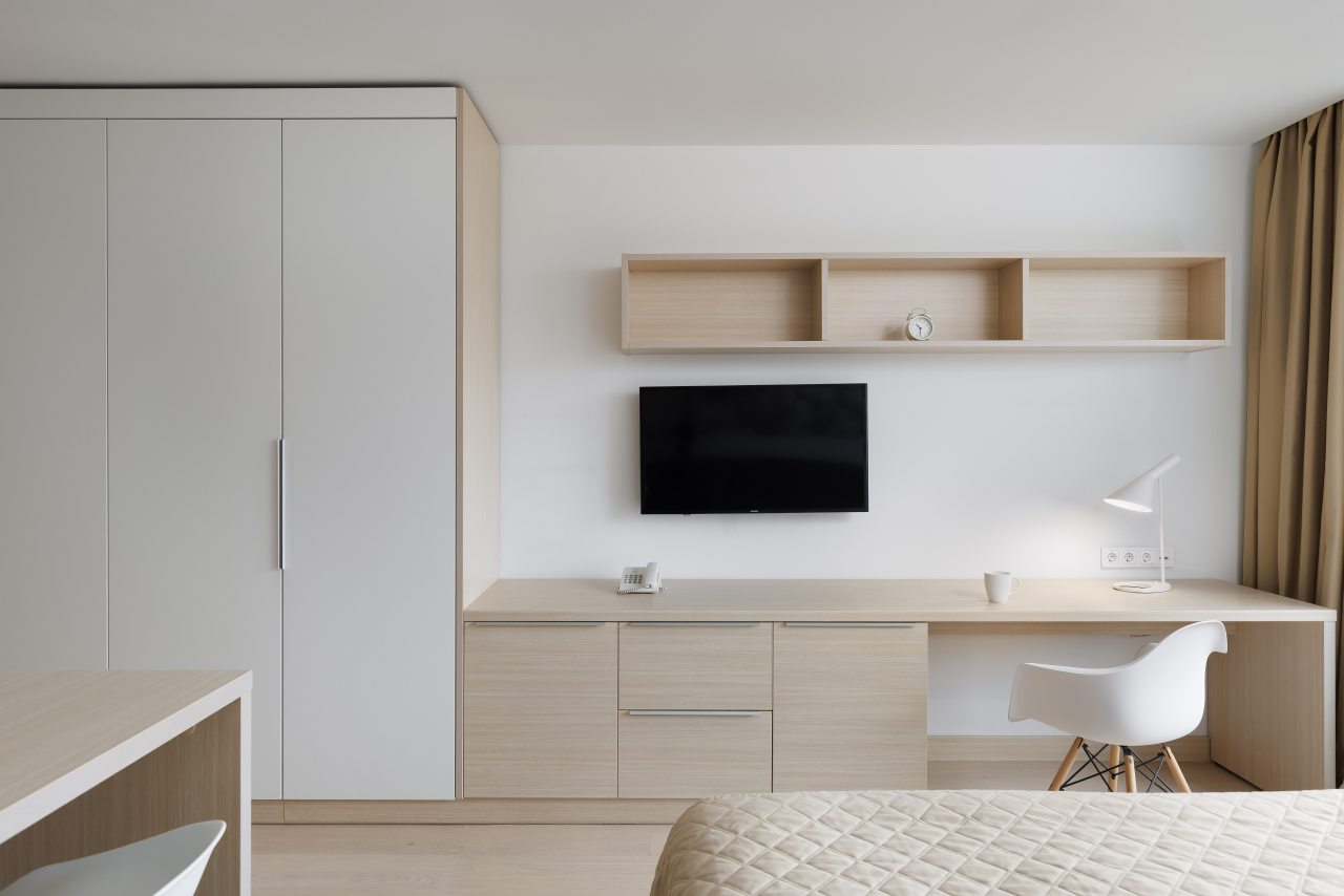 Апартаменты (Стандарт с двумя односпальными кроватями - вид на город -), Апарт-отель YES Botanica