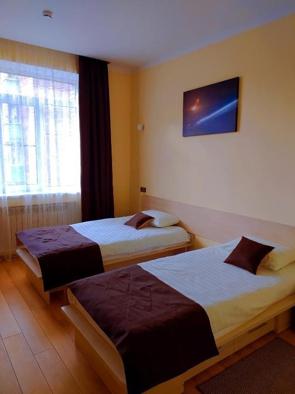 Двухместный (Двухместный номер Делюкс с 2 отдельными кроватями) мини-гостиницы Атмосфера, Гагарин