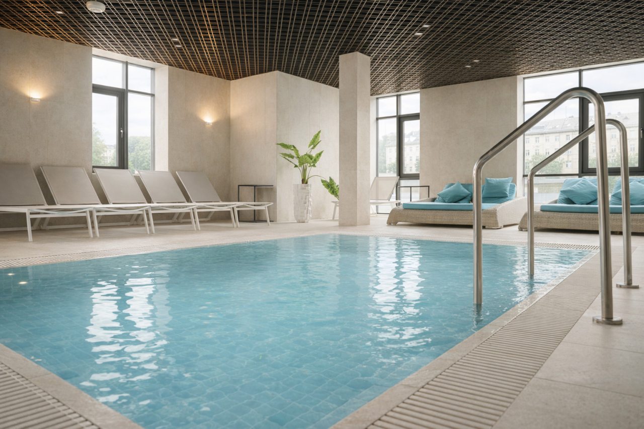 Бассейн, Snega Apart Hotel by Provence
