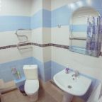 Ванная комната в номере отеля Смайл, Абзаково