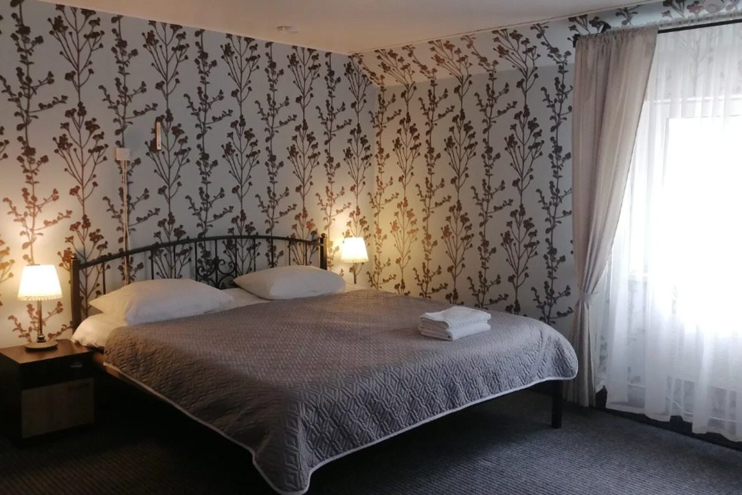 Двухместный (Стандарт с 1 двуспальной кроватью) гостиницы Рауту, Сосново