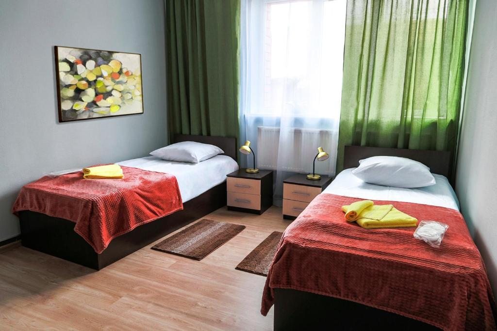 Двухместный (Двухместный номер с 2 отдельными кроватями) мотеля Электроугли