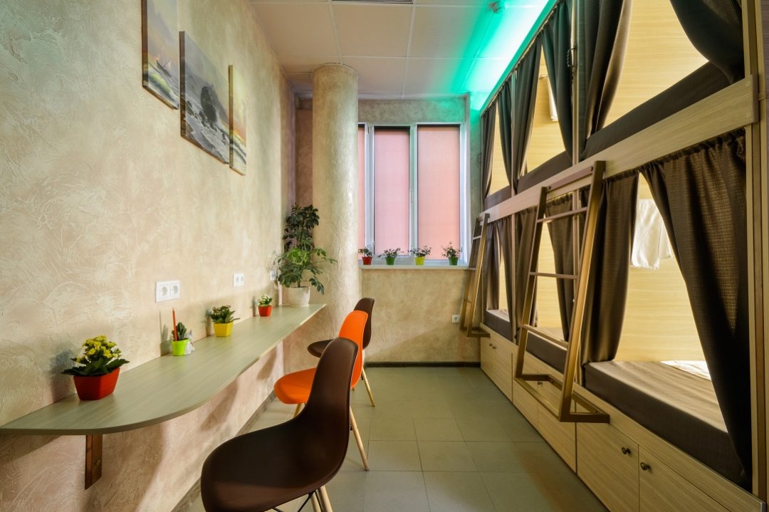 Шестиместный (Капсула в общем 6-местном номере для мужчин и женщин) хостела Module, Сочи