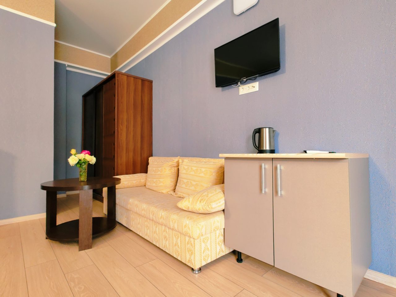 Пятиместный комфорт с общей террасой