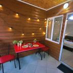 Трехместный (Эко с отдельным входом и зоной отдыха (отделка деревом)), Пансионат Уральские Самоцветы