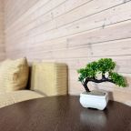 Трехместный (Эко с отдельным входом и зоной отдыха (отделка деревом)), Пансионат Уральские Самоцветы