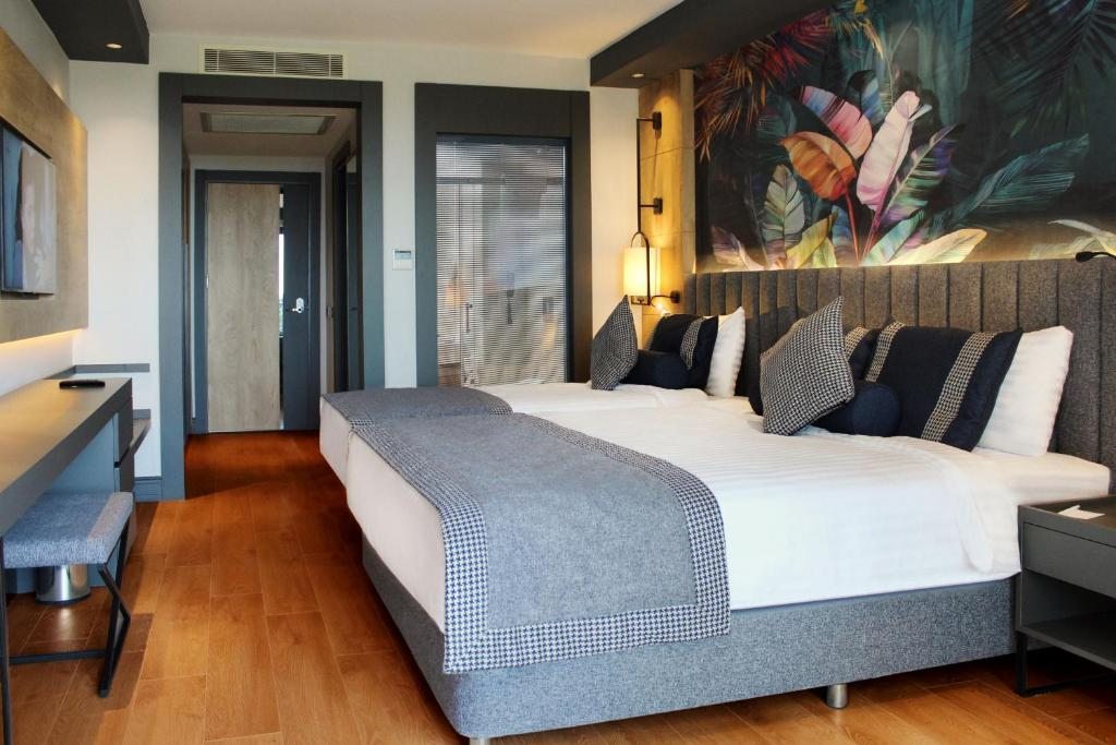 Двухместный (Бюджетный двухместный номер с 1 кроватью или 2 отдельными кроватями) отеля Alarcha Hotels & Resort - Ultra All Inc, Манавгат