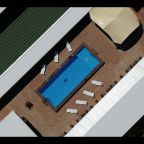 Бассейн с подогревом, База отдыха Усадьба Власовых