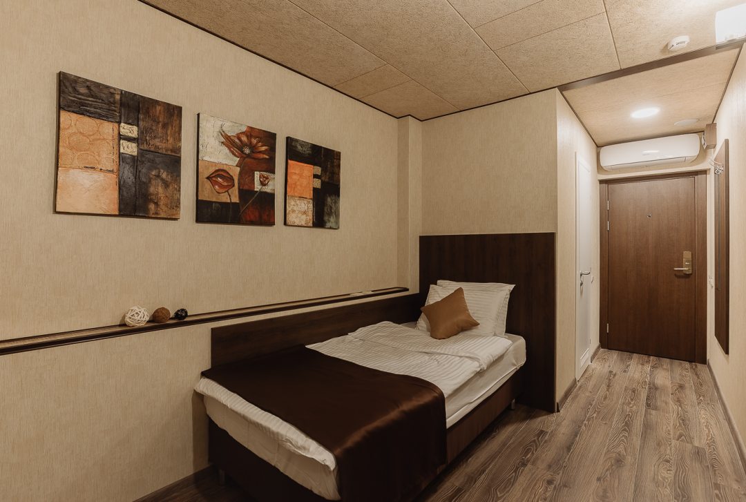 Одноместный (Стандартный одноместный номер) мини-отеля Helix Hotel, Сочи