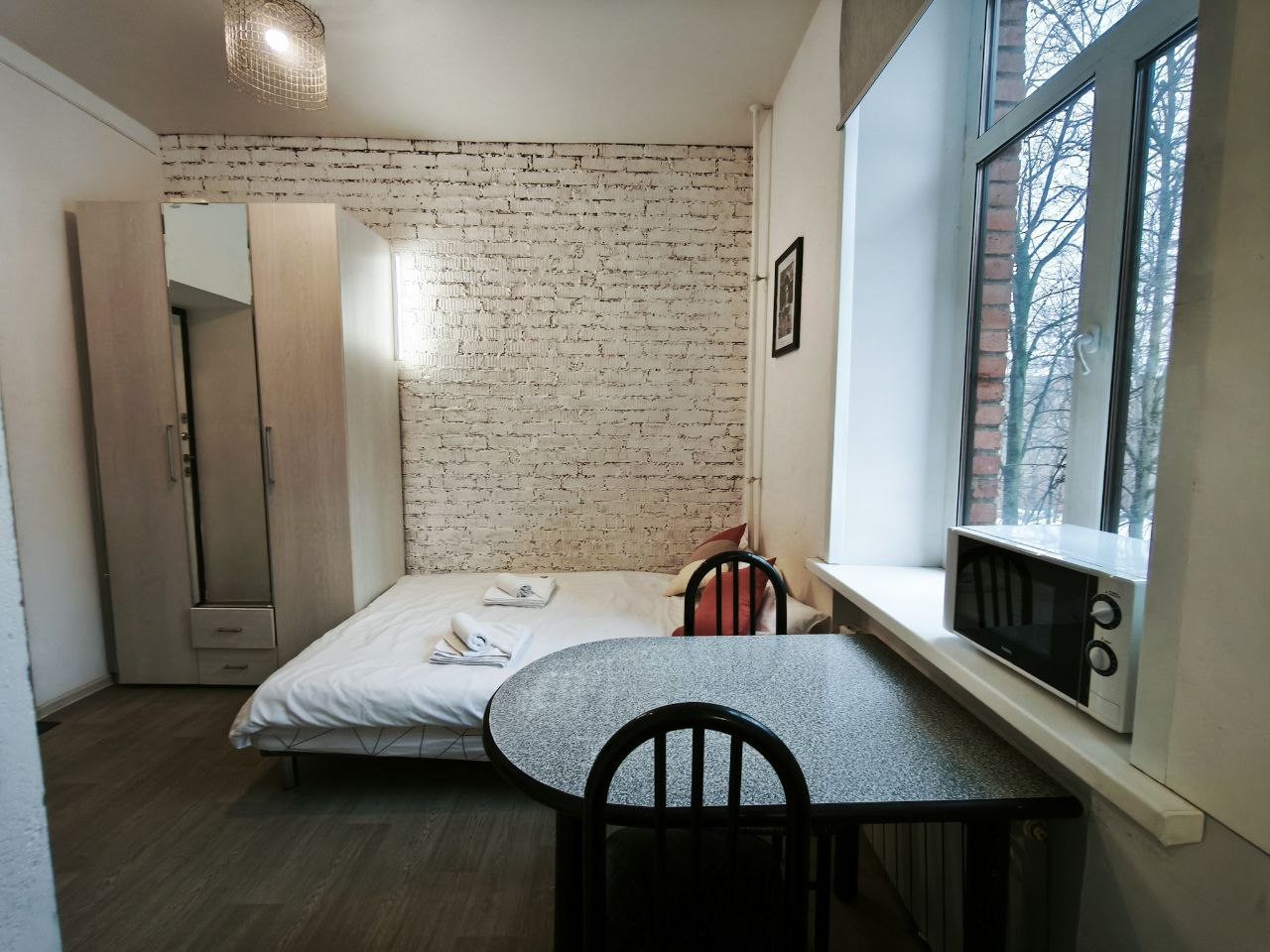 Двухместный (Апартаменты с диваном (6304)), Апарт-отель Loft на Окружной
