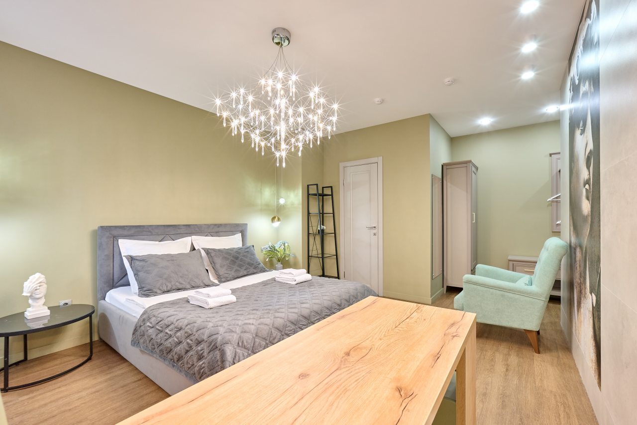 De Luxe (Улучшенный номер с кроватью размера «king-size»), Отель Питер