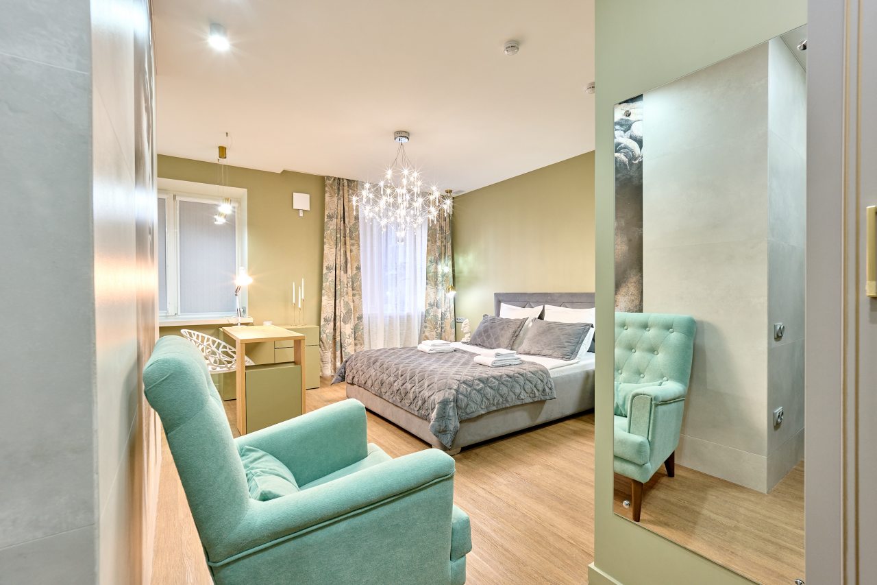 De Luxe (Улучшенный номер с кроватью размера «king-size»), Отель Питер