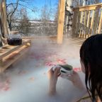 Купальня на открытом воздухе, Загородный отель Шале у воды
