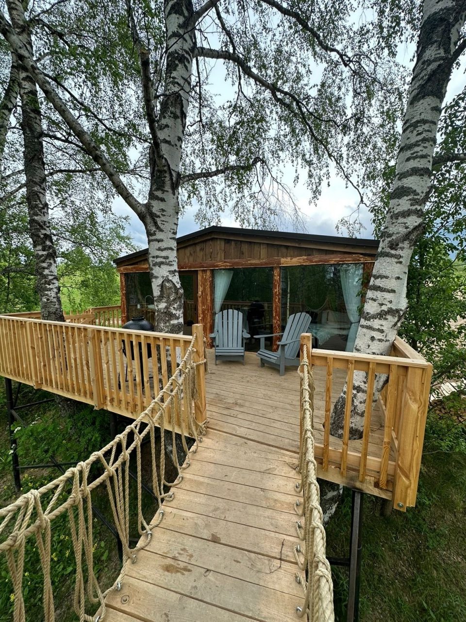 Шале (ДОМ №11 МИНИ-ДОМИК НА ДЕРЕВЕ), Глэмпинг На краю земли