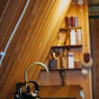 Шале (ДОМ №12 ВЫСОТНЫЙ ДОМ А-ФРЕЙМ), Глэмпинг На краю земли