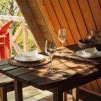 Шале (ДОМ №12 ВЫСОТНЫЙ ДОМ А-ФРЕЙМ), Глэмпинг На краю земли