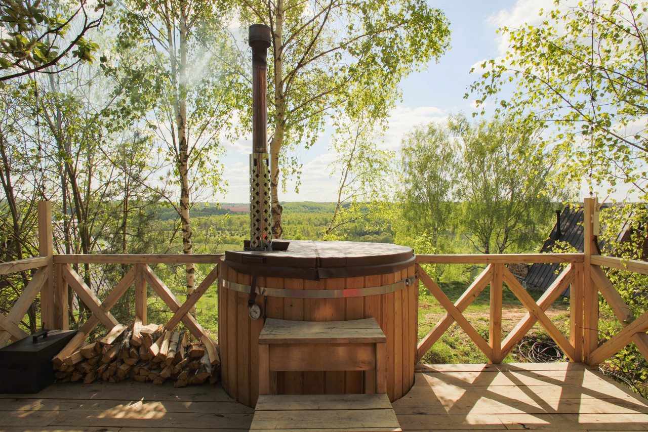 Шале (ДОМ №12 ВЫСОТНЫЙ ДОМ А-ФРЕЙМ), Глэмпинг На краю земли