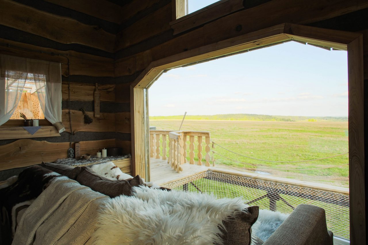 Шале (ДОМ №15 ГОСТЕВОЙ АМБАР), Глэмпинг На краю земли